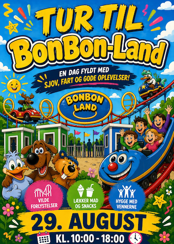 KLUB DAG I BONBON LAND - Klik for at tilmelde dig